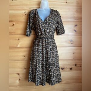 Toad and Co. v-neck 100% cotton dress